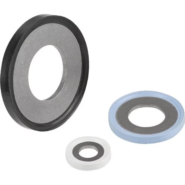 Seal And Shim Washer Hygienic Usit®, D=10, 1, Stainless 1.4404, Comp:70 Epdm 253815 Comp:White Ehedg, KIPP, Mfr# K1491.102